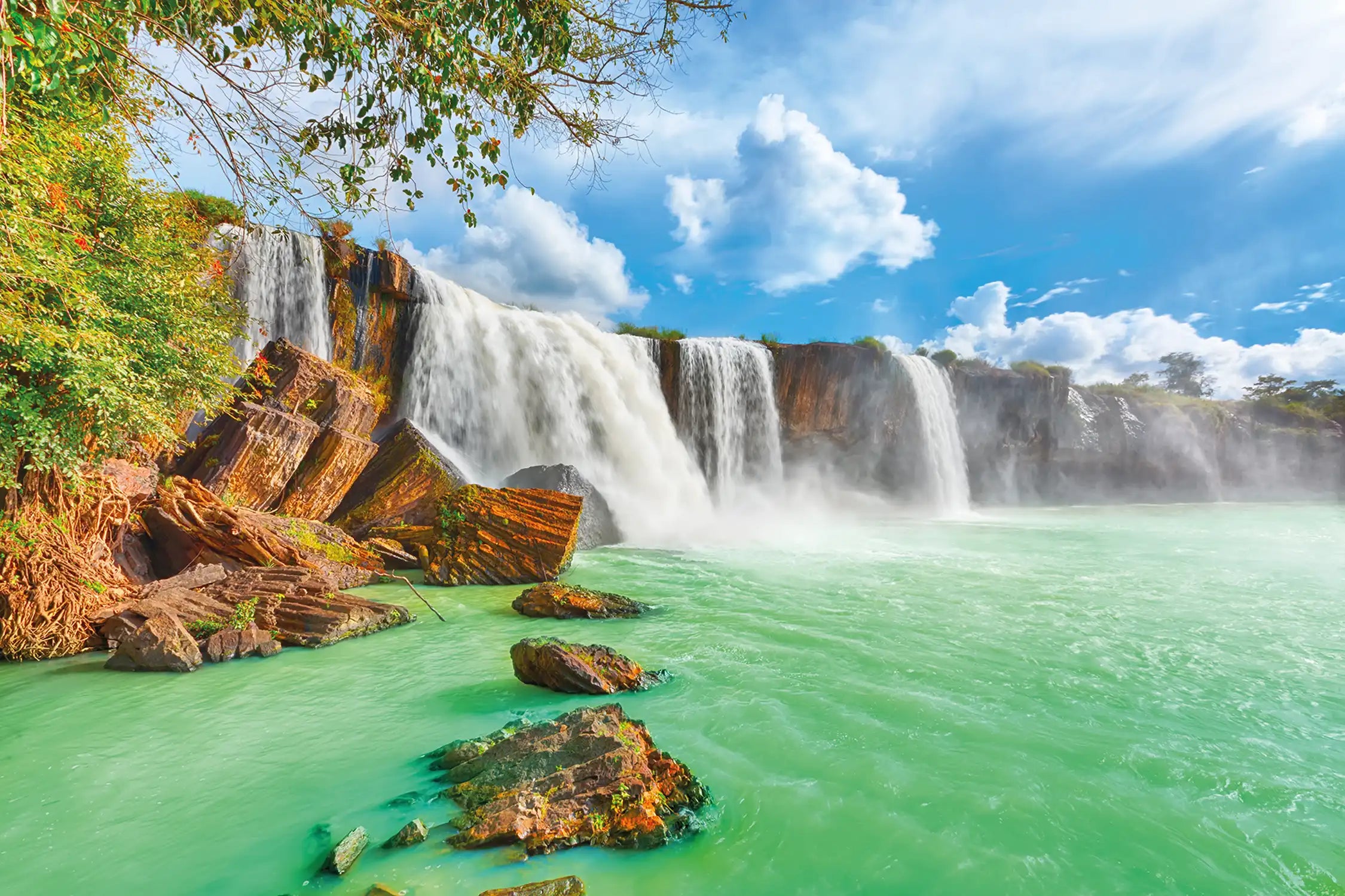 Dry Nur Wasserfall in Vietnam Buon Ma Thuot in der Hochlandprovinz Dak Lak