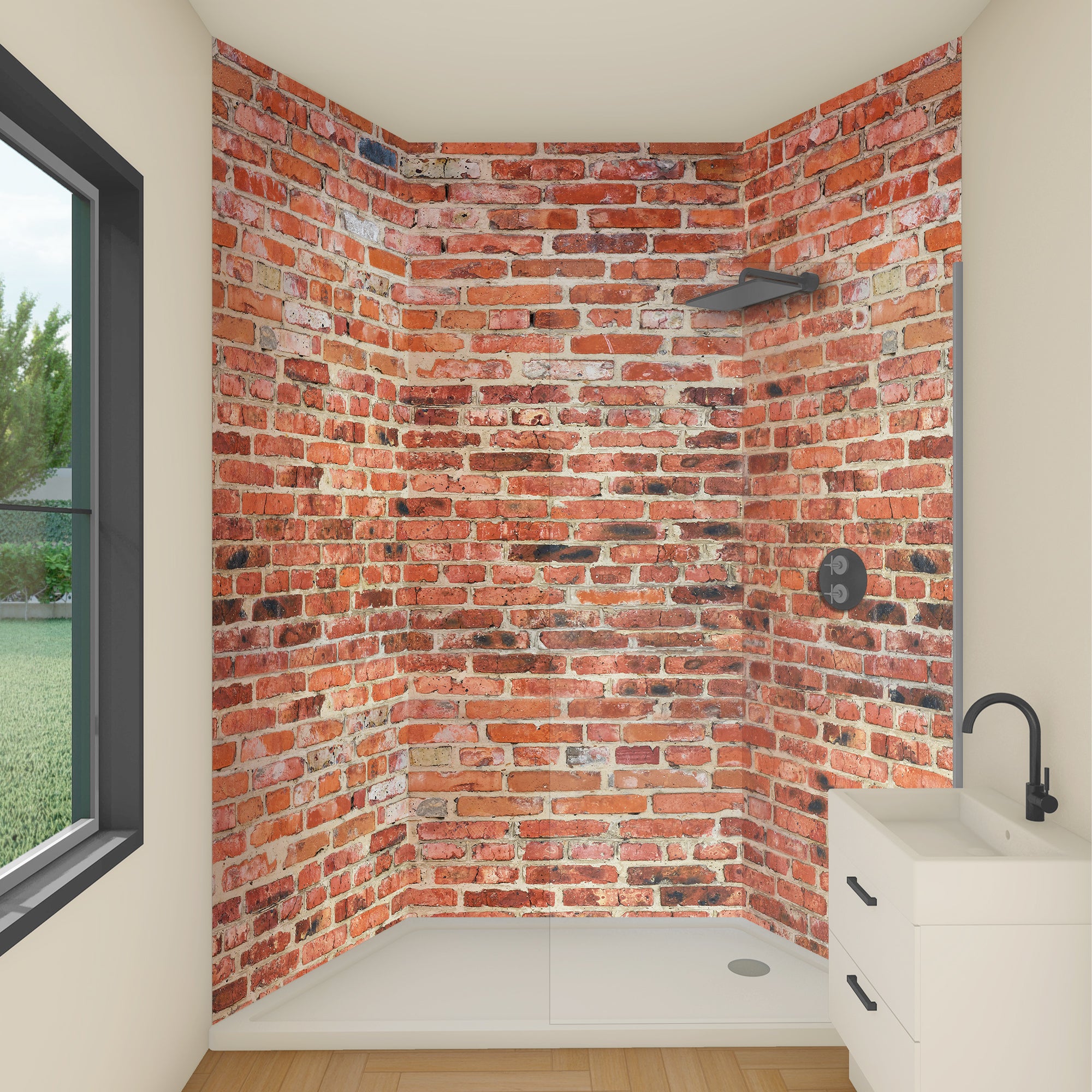 Duschrückwand 